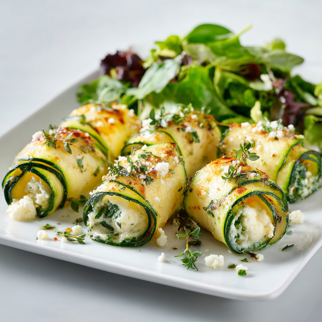 Involtini di Zucchine al Pecorino DORA Signature - antipasto gourmet italiano