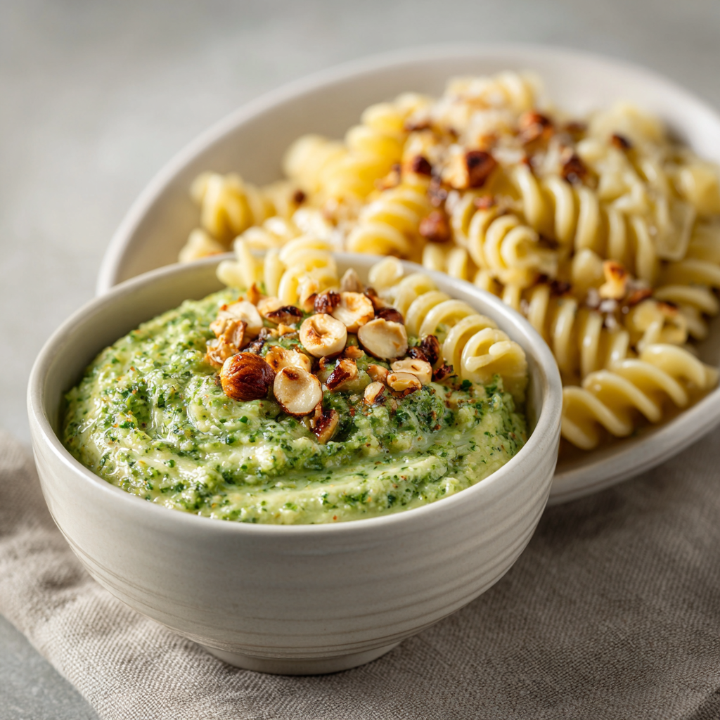 Pesto di Zucchine e Nocciole DORA Signature - ricetta gourmet italiana